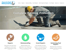 Tablet Screenshot of concreteseal.com.au